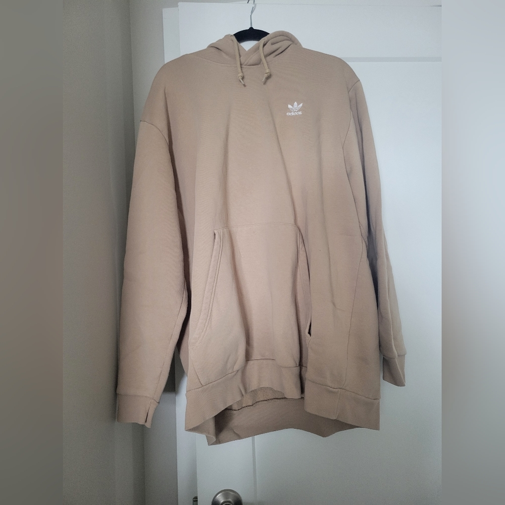Mens 2XL Adidas embroidered trefoil hoodie